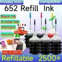 ราคา ตลับหมึก HP652, เข้ากันได้กับเครื่องพิมพ์ HP DeskJet 2136, 1115, 2135, 2138, 3635, 3636, 3835, 4535, 4675, 1118, หมึกเครื่องพิมพ์ (1731746334618060404)