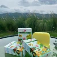 ราคา ..สบู่ยินเร่ ขนาด 80 กรัม สบู่จากสารสกัดรังไหมสีทอง, โสม,ทานาคา,ทองคำ, ว่านหางจระเข้,มะขาม,น้ำผึ้ง, คอลลาเจน ฯลฯ ฟองละเอียดนุ่ม หอมละมุน ผิวชุ่มชื่น เรียบเนียน เหมาะสำหรับผิวหน้า (1730275573360265219)