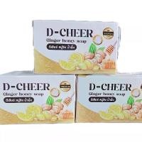ราคา สบู่D-CHEER สบู่ขิง น้ำผึ้ง มะนาวสบู่ที่มีส่วนผสมของสารสกัดจากสมุนไพรไทยธรรมชาติของ ขิง น้ำผึ้ง มะนาว ที่มีประโยชน์ ผิวสวย เรียบเนียน กลิ่นตัวหอม ผื่นคัน คราบขี้ไคล คอดำ รักแร้ดำ (1731511394977809421)