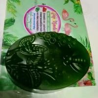 ราคา สบู่ใบบัวบกสบู่ล้างหน้า นาเดีย ว่านหางจระเข้ ใบเตย น้ำผึ้ง สมุนไพร ไม่มีสารเคมี (1731425998034996207)