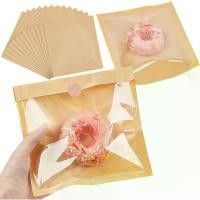 ราคา ถุงขนมปังแบบซีลความร้อน 10 ชิ้นพร้อมหน้าต่างสำหรับแซนวิชไข่, โดนัท, บรรจุภัณฑ์คุกกี้, กระดาษหน้าใส 7.1x7.5 นิ้ว, เหมาะสำหรับขนม (1730732933241931782)