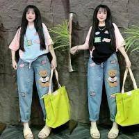 ราคา T083 ชุดเซ็ท เสื้อ+กางเกงขายาว โดนัท (1731963342101383705)