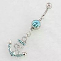 ราคา หมุดสะดือ เจาะลูกศร Anchor ทำจากแท่งสแตนเลสทางการแพทย์ แหวนสะดือ,belly wearing ring, โดนัท ที่ เจาะสะดือ, จิว สะดือ ก้านยาว engagement,sexy (1732707352866489426)