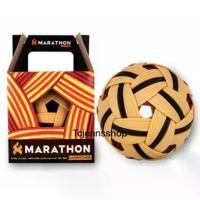 ราคา ตะกร้อ มาราธอน MT301 ลูกตะกร้อ Marathon แท้ MT.301 ลูก ตระกร้อ ลอดห่วง เส้น 3 แถบ ตะกร้อมาราธอนของแท้ ลูกเซปักตะกร้อ 301 (1731630266573358482)