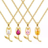 ราคา Vnox Water Drop Zircon ลูกบาศก์ดอกทิวลิปจี้สร้อยคอสําหรับผู้หญิง,18K Gold Hypoallergenic สร้อยคออุปกรณ์เสริม กรอบ พระ ตลับ พระ katherine pierce necklace กรอบ พระ เสมา 9 ล็อกเ (1731591441468459994)