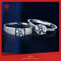 ราคา EFH JEWELRY แหวนคู่ เงิน Moissanite 1 กะรัต ปากเปิดปรับได้ ตัวอักษรสำหรับแฟนและแฟน เหมาะสำหรับงานแต่งงาน แหวนคู่ แหวน อุเทนถวาย rose ring box แหวน มีด snow white ring shear (1730601160685488553)