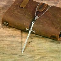 ราคา สร้อยคอโซ่ไขว้แบน, Vnox, สร้อยคอจา่วิญญาณดาบแบบกอธิค, สำหรับผู้ชาย, ทำจากโลหะผสมและสแตนเลส สร้อย คอ สร้อย คอ สร้อย คอ สร้อย คู่ สร้อยคอ ลาย ตะกร้อ (1730400234387442650)