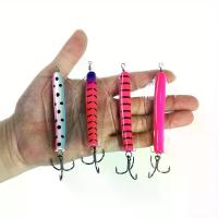 ราคา เหยื่อตกปลาหนังแข็ง 1 ชิ้น ขนาด 1.38 นิ้ว 2.05 นิ้ว 2.17 นิ้ว และ 2.76 นิ้ว เหมาะสำหรับจับปลาเทราท์ ปากม้า เบส และปลาแซลมอนด้วยตะขอสามเหลี่ยม ตะกร้อ วิ่ง ปลา นิล เหยื่อ ยาง ตะโขง (1732099057695229949)