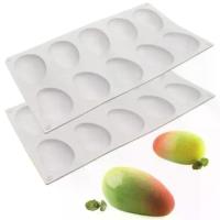 ราคา แม่พิมพ์มะม่วงซิลิโคน ทนทาน 10 ช่อง ทนความร้อน แม่พิมพ์ผลไม้ DIY ใช้ซ้ำได้ ถอดออกง่าย ถาดอบ เหมาะสำหรับทำช็อคโกแลต นำไปใช้กับกระทะ ตาเค (1732654306054604249)