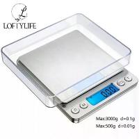 ราคา เครื่องชั่งอิเล็กทรอนิกส์, จอ LCD ขนาดเล็ก, ความจุ 3000g, ความแม่นยำ 0.1g, เครื่องประดับดิจิตอล, เครื่องชั่งน้ำหนัก 3kg, เครื่องชั่งในครัว, เครื่องชั่งสมดุล (1730538161570154917)
