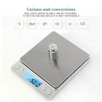 ราคา เครื่องชั่งดิจิตอลอิเล็กทรอนิกส์ขนาดเล็กแบบพกพา, จอ LCD, ความแม่นยำสูง, 500 กรัม 0.01 กรัม / 3 กิโลกรัม, 0.1 กรัม, เหมาะสำหรับห้องครัว, เครื่องประดับ, เครื่องชั่งน้ำหนัก, เครื่องชั่งกรัมทอง (173079374