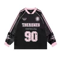 ราคา เสื้อสตรี วัสดุผ้าซาตินเงา สีเงิน คอวี แขนยาว สไตล์อเมริกัน ทรงหลวม ดีไซน์แขน Raglan เหมาะสำหรับสไตล์สตรีท เสื้อเอนกประสงค์ วัสดุเจอร์ซีย์สีชมพู เสื้อ h เสื้อ ฮาวาย สับปะรด (1732453213692462280)