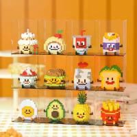 ราคา ฟิกเกอร์มินิอาหาร เข้ากันได้กับเลโก้ แฮปปี้ เบอร์เกอร์ มันฝรั่งทอด สับปะรด บล็อคตัวต่อ (1731524079943714538)
