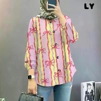 ราคา เสื้อเชิ้ตแขน ผู้หญิง กระดุมขึ้น ทรงหลวม คอกลม แขนยาว 96587 เสื้อ ตาข่าย เล่น สงกรานต์ เสื้อ คอกระเช้า ผูก โบว์ เสื้อ ปาด ไหล่ promthong เสื้อ ลาย สงกรานต์ มัด เอว เ (1732322488157702305)