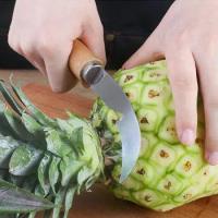 ราคา มีดพร้าเล็กสเตนเลส มีดกล้วยเคียว มีดหั่นผักและปอกสับปะรด มีดพร้าผลไม้อเนกประสงค์ มีด ตัด ใบ สับปะรด (1732020843722213305)