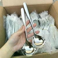 ราคา ช้อนซุปสแตนเลส 2 ชิ้น ด้ามยาว หนา เหมาะสำหรับดื่มโจ๊ก ช้อนเครื่องปรุงในครัวในครัวเรือน ช้อนเสิร์ฟขนาดใหญ่ ช้อนตวง ဂ ွ မ ျ ိ ု း စ ု ံ ช้อน สั้น ยกโหล fancy restaurant plates ถาด ทองเหลือง (17320593469