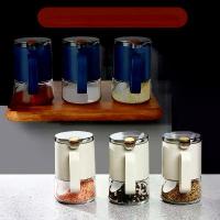 ราคา ชุดโถเครื่องเทศ ภาชนะเก็บของในครัว สำหรับใส่เกลือ เครื่องปรุงรส และเครื่องปรุงรส กระปุก ใส่ เครื่อง ปรุง มี ป้าย ติด (1731634515806292854)