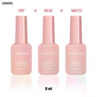 ราคา Top Coat (เคลือบสีเล็บเจล)/base coat/MATTE TOP UV LED Gel Polish Soak Off ทาเล็บเจล สีทาเล็บเจล สีเจล ยาทาเล็บเจล สำหรับทําเล็บ (7.3ML) (1729453834572040298)