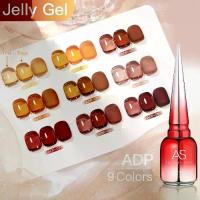 ราคา ADP สีเจลไซรัป โทนน้ำตาล 9 สี ยาทาเล็บเจล ตกแต่งเล็บ สีเจลทาเล็บ ASฝาแหลม - wenails (1731458680765252760)