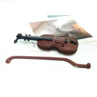 ราคา เครื่องดนตรีจิ๋ว บ้านตุ๊กตา เหมาะสำหรับเด็ก ไวโอลิน จำลอง โมเดลฉาก อุปกรณ์ยิงปืน มินิ (1731457925068983251)