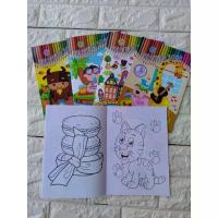 ราคา สมุดระบายสีศิลปะ A5 พร้อมสต็อก สมุดระบายสี A5 สมุดระบายสีแฟนซี 1609 (1732236088737367829)