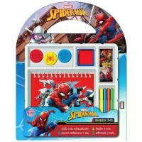 ราคา SPIDER-MAN Happy Set ชุดตัวปั๊มและตลับหมึก สีเมจิก สมุดระบายสี และสติ๊กเกอร์ สไปเดอร์แมน [K] (1729725178697910394)