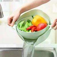 ราคา ตะกร้าระบายน้ำในครัวเรือน หมุนได้ สองชั้น ทำจากพลาสติก อ่างล้างหน้า ตะกร้าระบายน้ำ เหมาะสำหรับใส่ผลไม้ ถุง ใส่ ขวด ถุง ตาข่าย ใส่ ขวด พลาสติก ถุง ห่อ มะม่วง ชุน ฟง 19 (1731341246513251959)