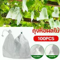 ราคา ถุงห่อผลไม้ 100pcs ถุงห่อฝรั่ง มะม่วง องุ่น และอื่นๆ ปกป้องต้นไม้ผลไม้ของคุณ (1731721780608074886)