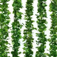 ราคา CODใบจําลอง เถาวัลย์ปลอม ต้นไม้ปลอม ใบไม้ปลอม สำหรับตกแต่งบ้าน (1729691076954196790)