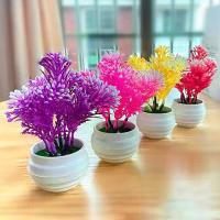 ราคา กระถางต้นไม้ประดิษฐ์ บอนไซ กระถางต้นไม้ขนาดเล็ก ต้นไม้ปลอม ดอกไม้ เครื่องประดับกระถางสำหรับบ้าน (1729869927892158662)