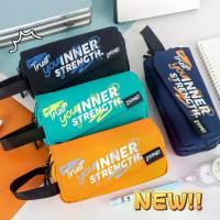ราคา [พร้อมส่ง] [ส่งฟรี] KC184 กระเป๋าดินสอ กล่องดินสอ มีหลายสไตล์ กระเป๋าผ้า ชุดเครื่องเขียน พร้อมส่งในไทย (1732647044959863908)