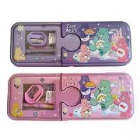 ราคา [COD] Pencil Box / Pencil ชุดเครื่องเขียน กล่องดินสอ กล่องดินสอเหล็ก 2 ชั้น พร้อมอุปกรณ์เครื่องเขียน ลาย หมี แคร์แบร์ (1732247526280037649)