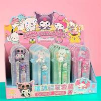 ราคา COD ชุดเครื่องเขียน ดินสอกด ยางลบอัตโนมัติ 0.5 มม. ลาย Sanrio Melody Kuromi Cinnamoroll Pochacco (1732242893055166262)