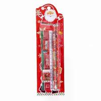 ราคา ชุดดินสอคริสต์มาส ลายการ์ตูน ซานตาคลอสน่ารัก ดินสอ HB ไม้บรรทัดนักเรียน ยางลบ ชุดเครื่องเขียน 5 ชิ้น ของขวัญคริสต์มาสในอุดมคติ (1730620292818832155)