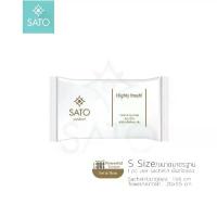ราคา สินค้าที่ขายดีที่สุดของเดือนนี้ ทิชชู่เปียก ผ้าเปียก ผ้าเย็น ขนาดมาตรฐาน (S) ไม่มีน้ำหอม ผ้าเนื้อหนานุ่ม SATO Highly Fresh Wet Wipe แพ็ค100ซอง (1732522070884648103)