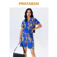 ราคา ประทับใจปาเต๊ะ [แบรนด์ไทย] งานชุด เสื้อคอวีผู้หญิง+กางเกงขาสั้น ผ้าไทย ลายปาเต๊ะ (05-003) (1730222066433231366)