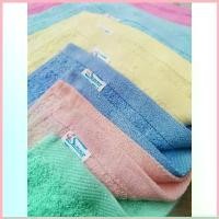 ราคา (12ผืน)ผ้าเช็ดหน้าผืนเล็ก ผ้าขน Summerwind ขนาด 12x12 นิ้ว ตอตตอน แบรนด์ไทย ขาย (1732694642581079198)