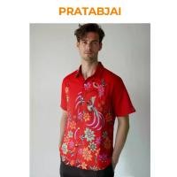 ราคา ประทับใจปาเต๊ะ [แบรนด์ไทย] เสื้อเชิ้ตปาเต๊ะ เชิ้ตผู้ชาย ผ้าไทย ลายปาเต๊ะ (023) (1730027126470904326)