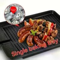 ราคา กระทะย่างไม่ติดกระทะ, กระทะย่างทรงสี่เหลี่ยมไร้ควัน, กระทะย่าง, กระทะบาร์บีคิว, กระทะร้อน, สำหรับใช้ในร่มและกลางแจ้ง, 1 ชิ้น, [COD] (1732021423745434952)