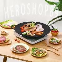 ราคา กระทะปิ้งย่าง เคลือบกันติด พกพาสะดวก สไตล์เกาหลี กระทะปิ้งย่างเกาหลี กระทะย่าง ปิ้งย่างเกาหลี กระทะทรงแบน กะทะย่าง กะทะย่างหมูกะทะ กะทะ กะทะเทฟล่อน กะทะทํากับข้าว กะทะดำ กะทะทำอา (1731643666187914222)