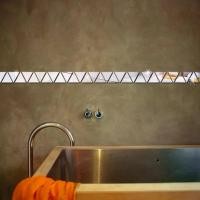 ราคา สติ๊กเกอร์ติดผนังอะครีลิค 3D สามเหลี่ยม โมเสค เอฟเฟกต์กระจก 100 ชิ้น โฮมรูม DIY โฮมเธียเตอร์ (1732031168223938803)