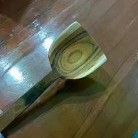 ราคา ตะหลิวไม้สัก ตะหลิว ตะหลิวไม้อย่างดี ไม่ได้ทำสีไม้สัก (1731759766908275150)