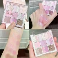 ราคา พาเลทอายแชโดว์ DIKALU 18 สี สตรอเบอร์รี่ใส สมูทตี้ โดปานิคีม แมตต์มุกและอะคริลิคสีม่วง เหมาะสำหรับผู้เริ่มต้น พร้อมถาดแต่งหน้า บลัชออนและแปรงไอน้ำหน้าเงา ครีมและเยลลี่เรียบเนียน (1732003370307717075)