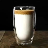 ราคา แก้วกาแฟแก้วฉนวนผนังสองชั้น, ชุด 6 ชิ้น, ถ้วยความร้อนสำหรับเครื่องดื่มร้อนและเย็น, ลาเต้, คาปูชิโน่, ชา, นม, ใช้ซ้ำได้, ซักมือได้, สิ่งจำเป็นในบ้านและห้องรับประทานอาหาร, อุปกรณ์กาแฟ (17327947208845245
