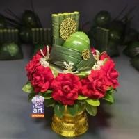 ราคา 【จัดส่งทันที】 พานหมากพลู พานเล็ก พานเชิญ สินค้าไทย งานปราณีต | พานวางของบูชา | พานดอกไม้ | พานแหวนหมั้น (1732507742546986770)