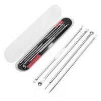 ราคา ชุดกดสิว 4 in 1 ชุด กดสิว อุปกรณ์กดสิวสแตนเลส ที่กดสิว บุรุษ ผิว (1729433905359326107)