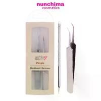 ราคา AA-181 Ashley Pimple blackhead remover แอชลี่ย์ อุปกรณ์สำหรับกดสิว ที่กดสิว แหนบกดสิว (1730943719926565855)