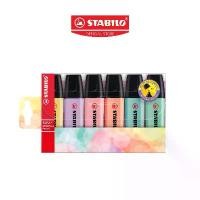 ราคา STABILO Boss Pastel ปากกาไฮไลท์ ปากกาเน้นข้อความ แพ็ค 6 สีพาสเทล (70/6-2) (1732736316457846768)