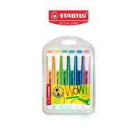 ราคา STABILO Swing Coolปากกาไฮไลท์ ปากกาเน้นข้อความ แพ็ค 6 สี (275/6) (1729752349689613178)