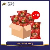 ราคา คุ้มยกลัง! ซอสมะเขือเทศ 900 กรัม ยกลัง 10 ถุง ราคาขายส่ง ขายส่ง ซอสมะเขือ มะเขือ มะเขือเทศ ตราเพียวฟู้ดส์ (1729745924049046210)